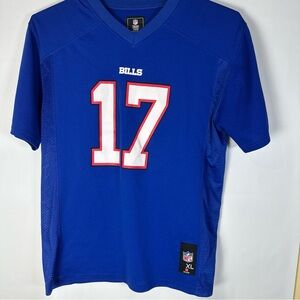 Team NFL Buffalo Bills Josh Allen #17 Youth Blue Home Jersey Extra Large 18-20